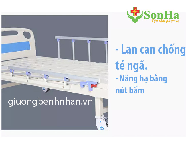 lan can giường y tế nkm-b02